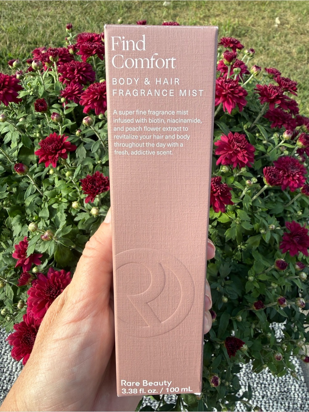 Rare Beauty Find Comfort Body & Hair Mist — Dusty Rose Pink - Picture 2 of 10
